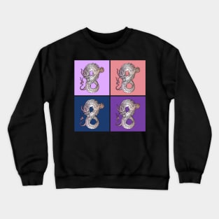 Vaporwave Japanese Retro Dragon Traditional Pop Art 471 Crewneck Sweatshirt